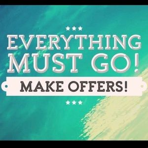 Moving sale! Everything must go!✨